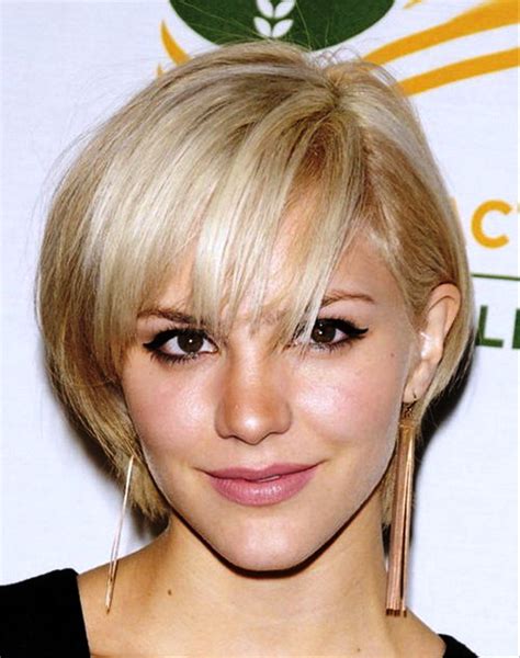 blonde hair short cut